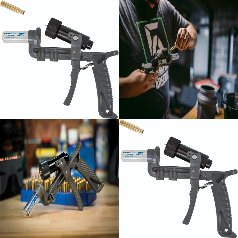 Gun Rifle Hand Deprimer Remove Deprimed Cases Reloading Brass Frankford