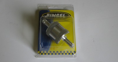 Buell Pingel Billet Kraftstofffilter einzeln im Einzelstück. 5/16'' reinigbarer Filter.