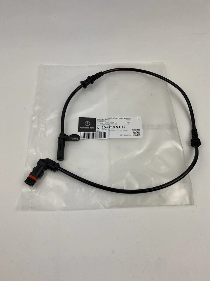 1 x Sensor ABS dianteiro esquerdo ou direito original do fabricante Mercedes-Benz 204-540-01-17 - Imagem 2 de 4