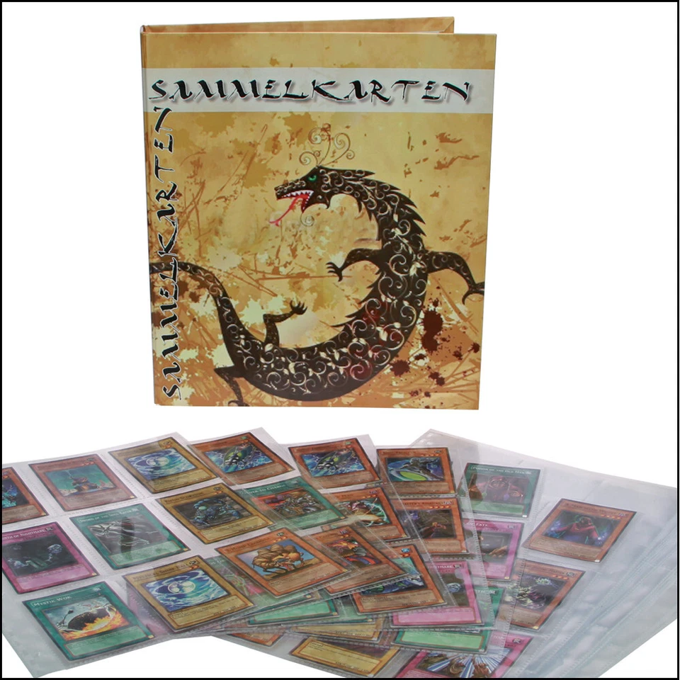 ALBUM RACCOGLITORE PER CARTE YU GI OH INCLUSO 20 FOGLI - Immagine 4 di 4