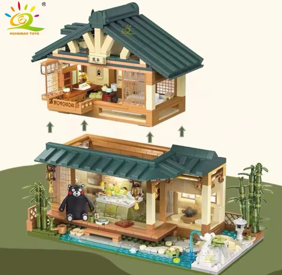 Japanese Street View Building Blocks