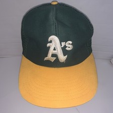 VTG Oakland A  s Athletics Baseball Snapback Hat Cap Designer Award Headwear S/M