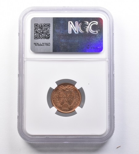 1889 Indian Head Cent MS64 RB NGC *9580 - Picture 2 of 3