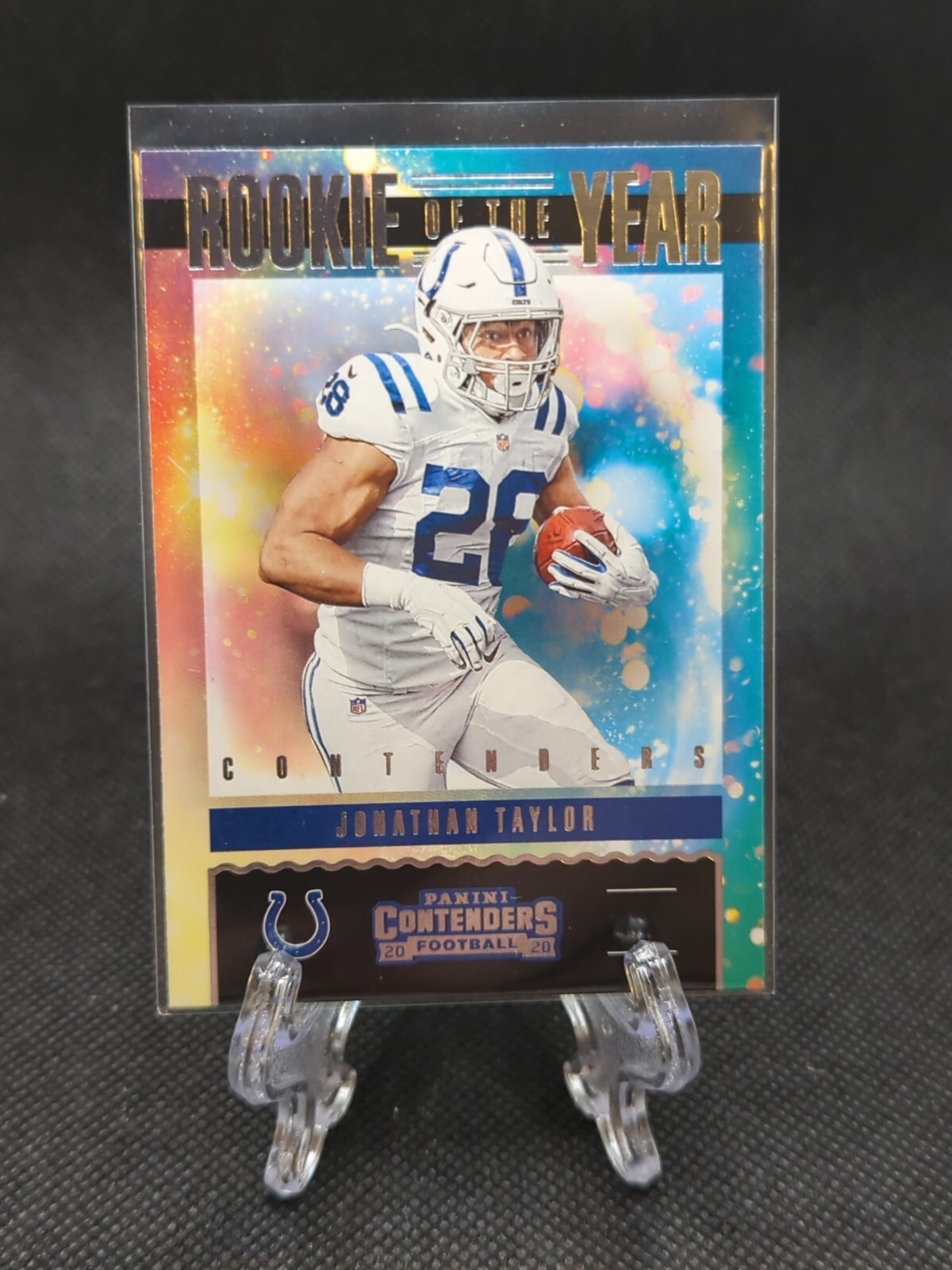 2020 Panini Contenders JONATHAN TAYLOR - ROOKIE OF THE YEAR (RC) - #RY-JTA Colts