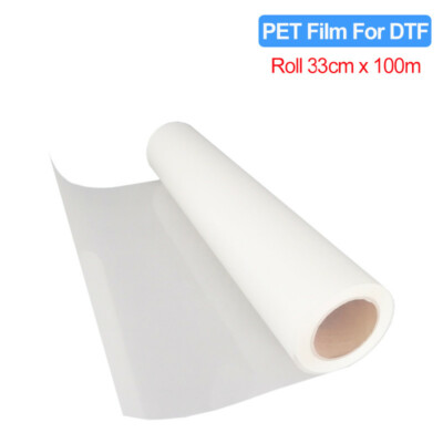 33cm*100m A3+ Roll DTF Film For DTF Printing For Epson L1800 L805 P600 P800