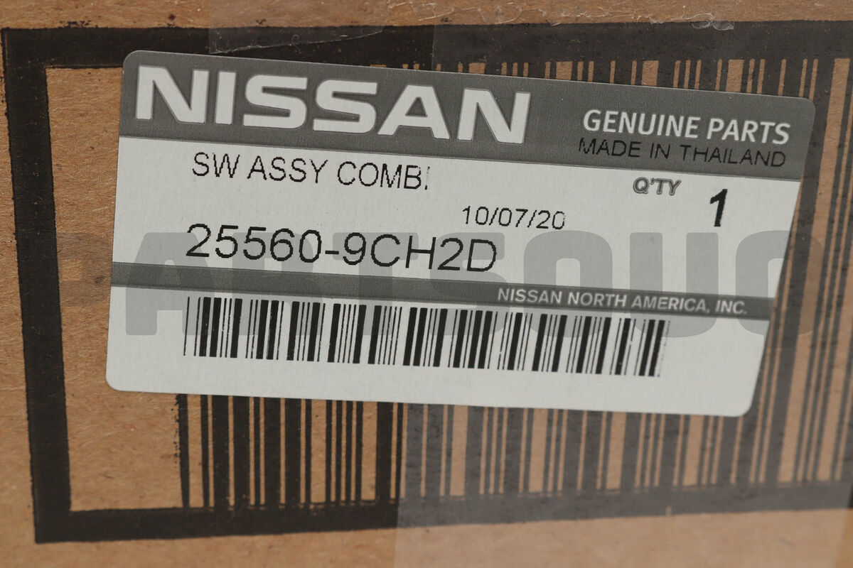 255609CH2D Genuine Nissan SWITCH ASSY-COMBINATION 25560 255609CH2D Genuine Nissan SWITCH ASSY-COMBINATION 25560