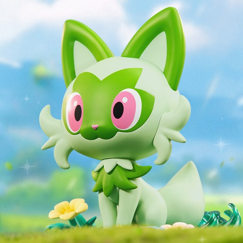 Sprigatito Prime Figure Funism Pokemon Collectible Statue Figure