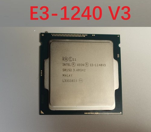 Intel Xeon E3-1240 v3 LGA 1150 CPU Processor SR152 3.4GHz Quad Core - Picture 2 of 4