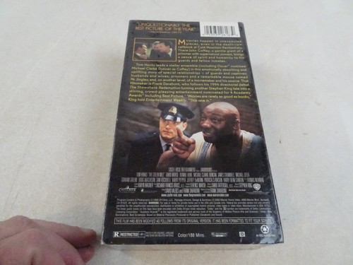 The Green Mile VHS Tapes Factory SEALED Warner Bros Water Mark Prison Death Row - Picture 4 of 4