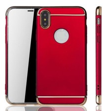Apple iPhone X Case Mobile Cover Protection Bag Bumper Cases Red
