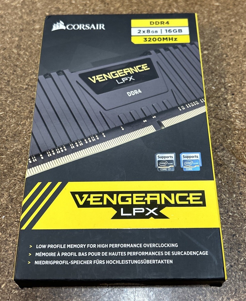 CORSAIR VENGEANCE LPX 16GB (2x8GB) PC4-25600 (DDR4-3200 CORSAIR VENGEANCE LPX 16GB (2x8GB) PC4-25600 (DDR4-3200