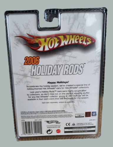 Hot Wheels '57 CHEVY BEL AIR Metalflake Red 2006 Holiday Rods Series 3/5 1:64 RR - Picture 13 of 14