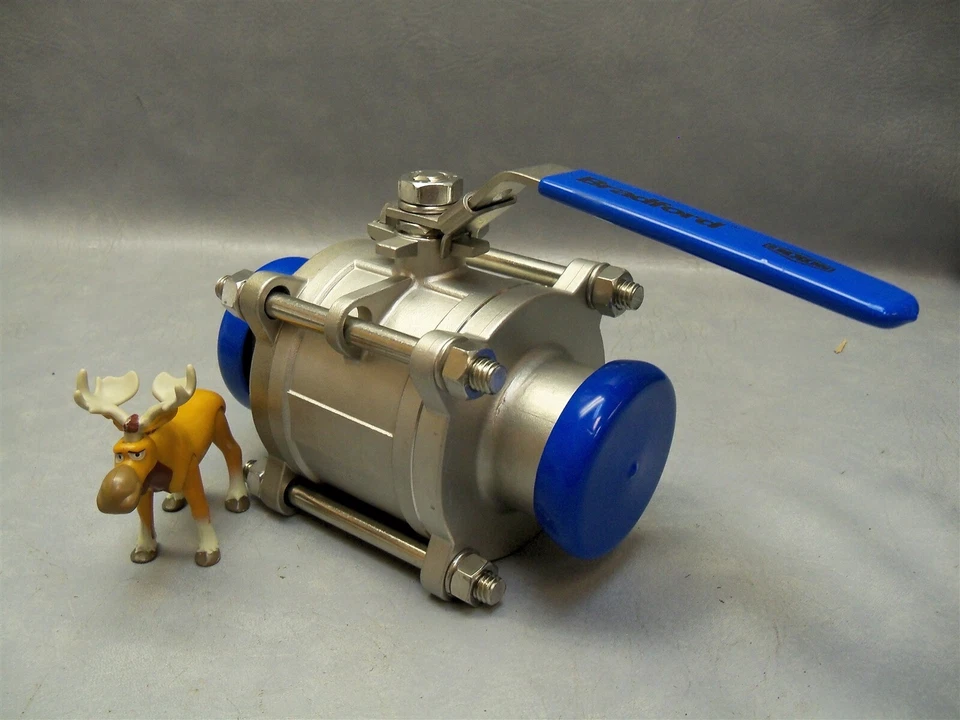 2-1/2" 2-way Ball Valve BV2GG-250cc-A Dixon non-encapsulated stainless steel - Image 3 of 4