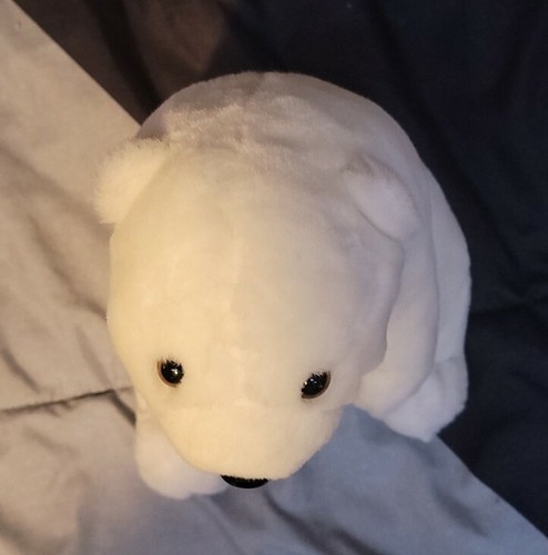 Vintage Coca Cola Plush Polar Bear & Walrus w/snowflake Night Cap Collection - Picture 4 of 12