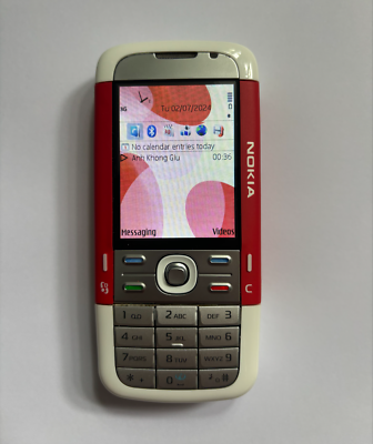 Nokia XpressMusic 5700 - Red (Unlocked) Smartphone Rare | eBay