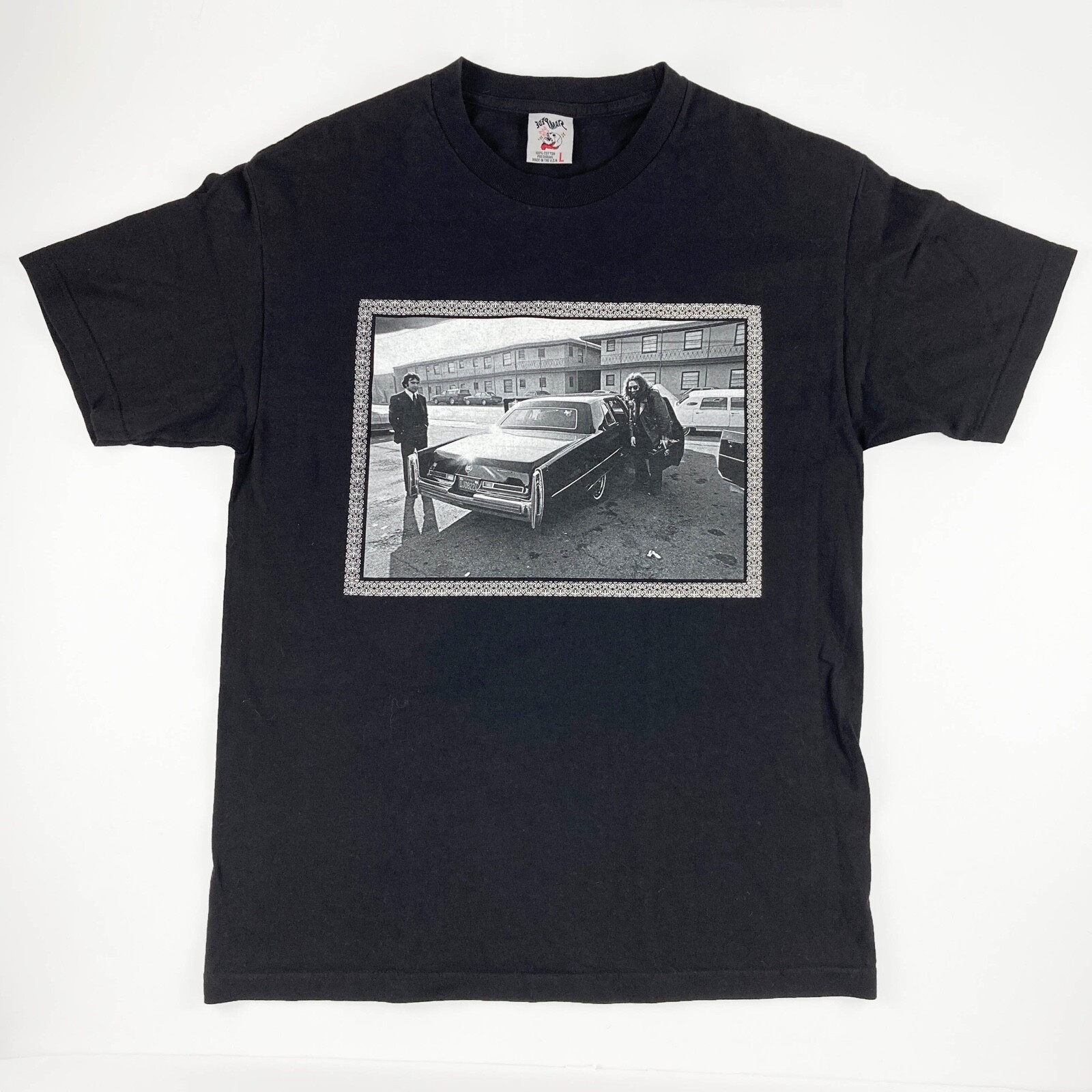 Grateful Dead Jerry Garcia 50th Anniversary Large Shirt Stampede Cadillac Briefcase Design