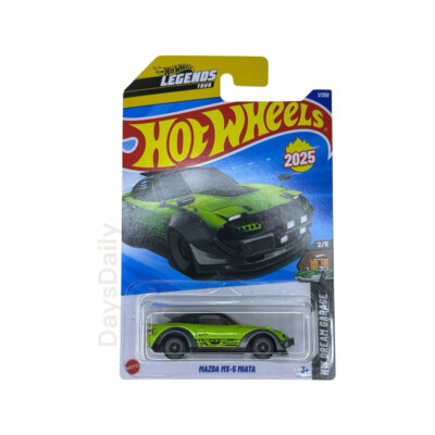 Hot Wheels Mazda MX-5 Miata Green Case G 2025 HW Dream Garage #1