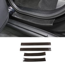 Carbon Fiber Car Door Sill Plate Kit Protector Trim For Porsche Macan 2014-2020 Carbon Fiber Car Door Sill Plate Kit Protector Trim For Porsche Macan 2014-2020