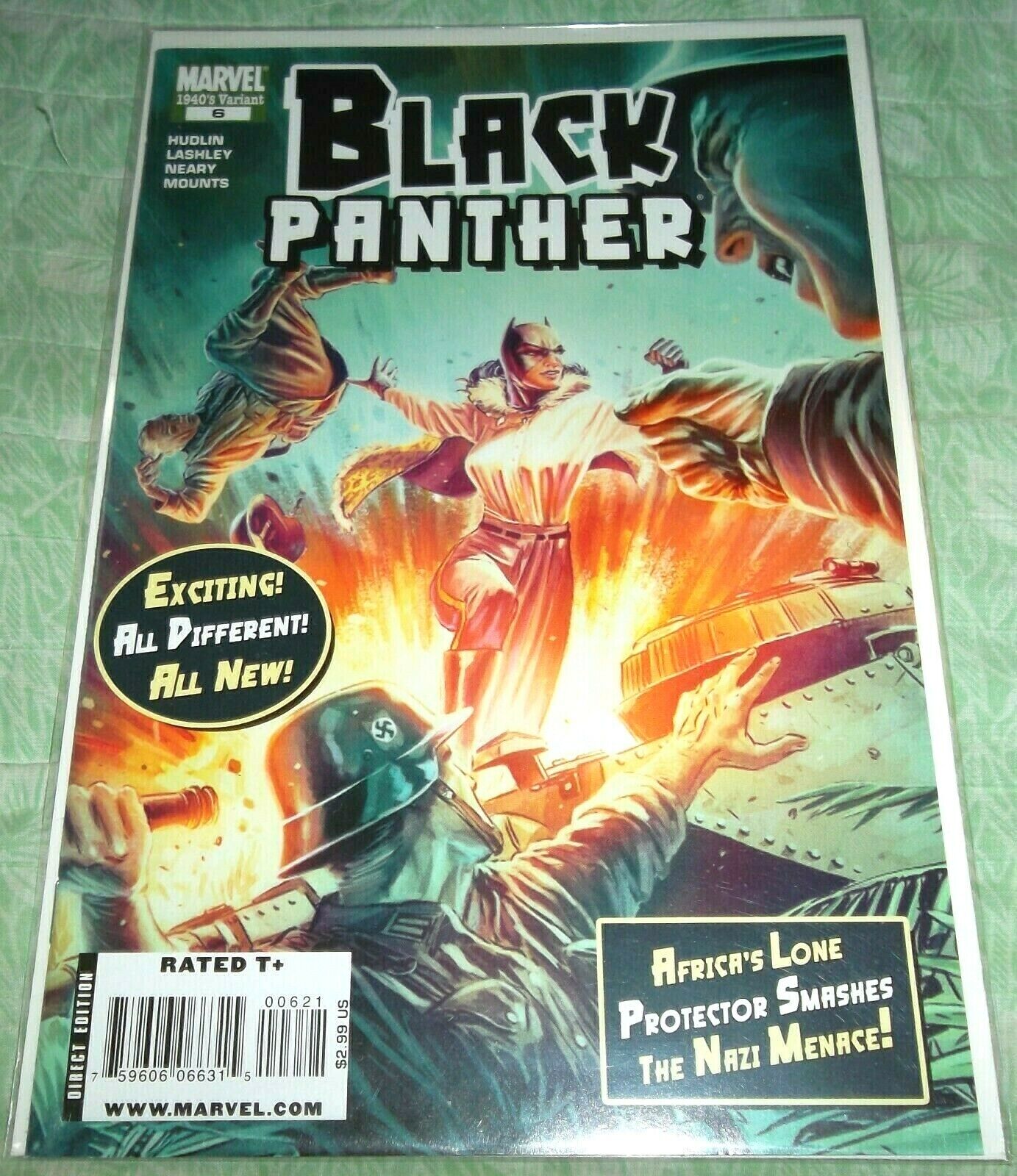 Marvel BLACK PANTHER (2009) #6 VF+ 1940s Variant, Mitch Breitweiser, Shuri