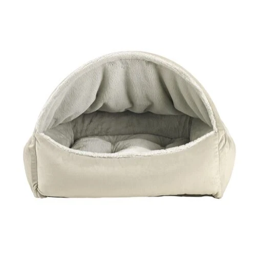 Cama con dosel para perros CLOUD + GRANITE Bowsers - Nido de madriguera lavable | Tallas S-XL Foto 2 de 4