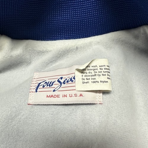 Vintage McDonald’s Blue Satin Bomber Jacket SZ M Golden Arches #1 Rare - Picture 12 of 12