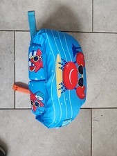 Moko Y Shaped Swim Arm Band Blue And Glasses Crabs