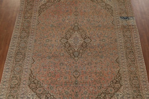 Vintage traditioneller Ardakan handgefertigter Blumenteppich 10'x12' Wohnzimmerteppich - Bild 3 von 12