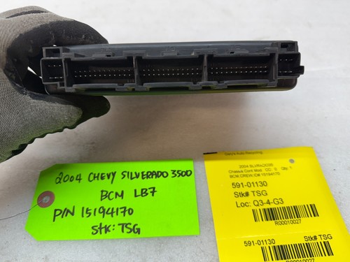 03 04 Chevrolet GMC DURAMAX LB7 6.6 BODY CONTROL MODULE BCM 15194170 - Picture 10 of 10