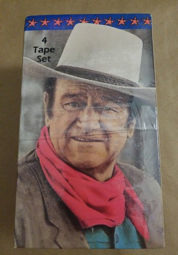 John Wayne VHS Lot - 2 Tapes and One 4 Tape Set - New - Picture 6 of 11