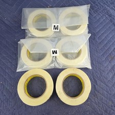 6 ROLLS - 897 3M SCOTCH FIBERGLASS FILAMENT STRING TAPE 24MM X 55 M