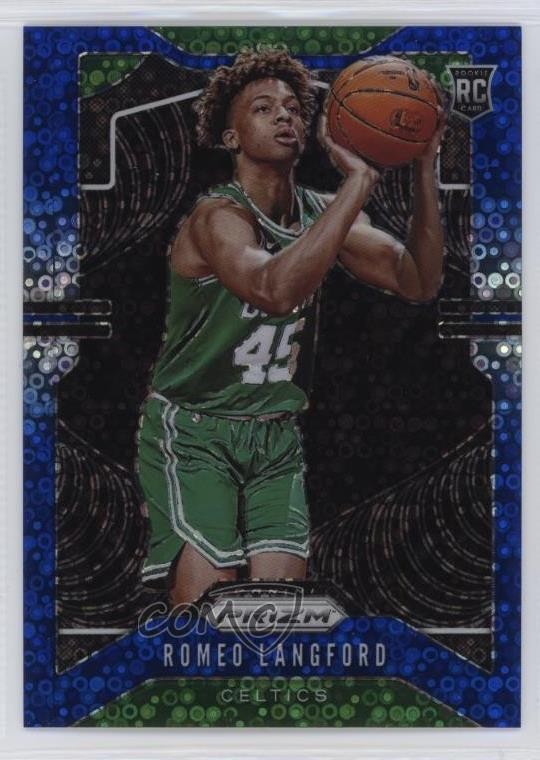 2019-20 Panini Prizm Fast Break Blue 28/175 Romeo Langford #260 Rookie RC 7n6