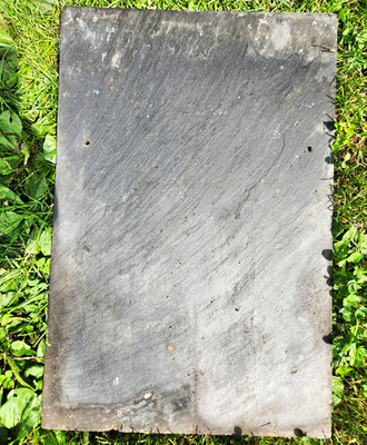 Vintage1920 Slate Roof Tile 12 x 17 in Rectangle Gray.