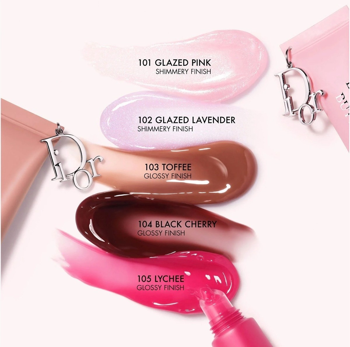 Dior Lip Glow Balm & Miss Dior 舐めまくり済み注意 Dior Addict Lip Glow Butter Peptide Ceramide Lip Treatment 104