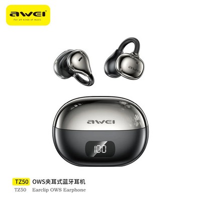 Awei TZ50 Wireless Earbuds Translator Earclip OWS Air Conduction Bluetooth Earph