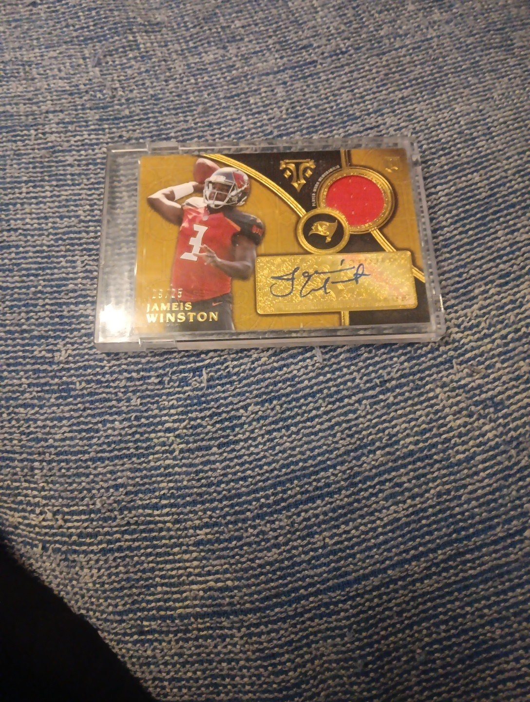 Jameis Winston Topps Triple Threads Rookie Autograph Relic #JW Emerald
