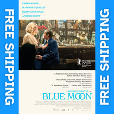 Blue Moon 2025 NEW Blu-Ray 1080p Full HD Region Free Comedy Drama FREE TRACKED