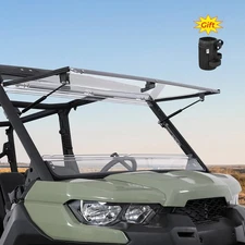 KEMIMOTO Front Flip Windshield for Can Am Defender HD 5/ 8/ 10/ MAX 2016-2026