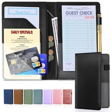 Server Book, Reinforced  Durable Server Books for Waitress, Polished  Profe...
