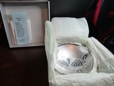 Signed Don Sheil 5.5" Etched Aluminum Footed Bowl Made in Australia