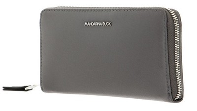 MANDARINA DUCK Hunter Zip Around Wallet Geldbörse Smoked Pearl grau Neu