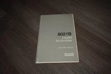 Fluke 8021B Digital Multimeter instruction manual 1982