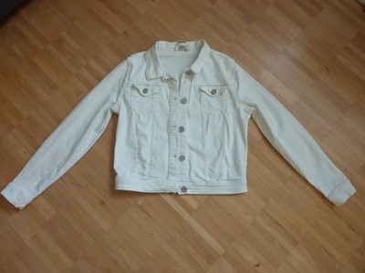 ICHI Jeansjacke Jeans-Jacke Gr. 38 weiß