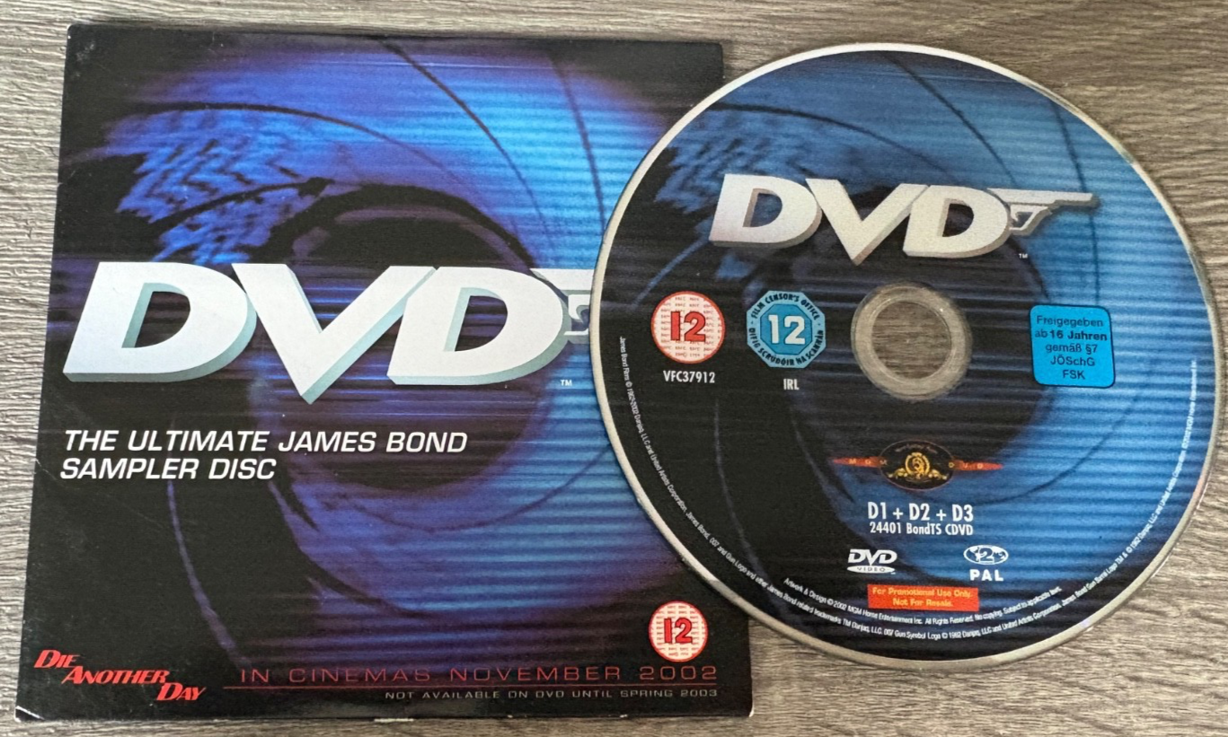 JAMES BOND - The Ultimate James Bond Sampler / Promo DVD : VGC