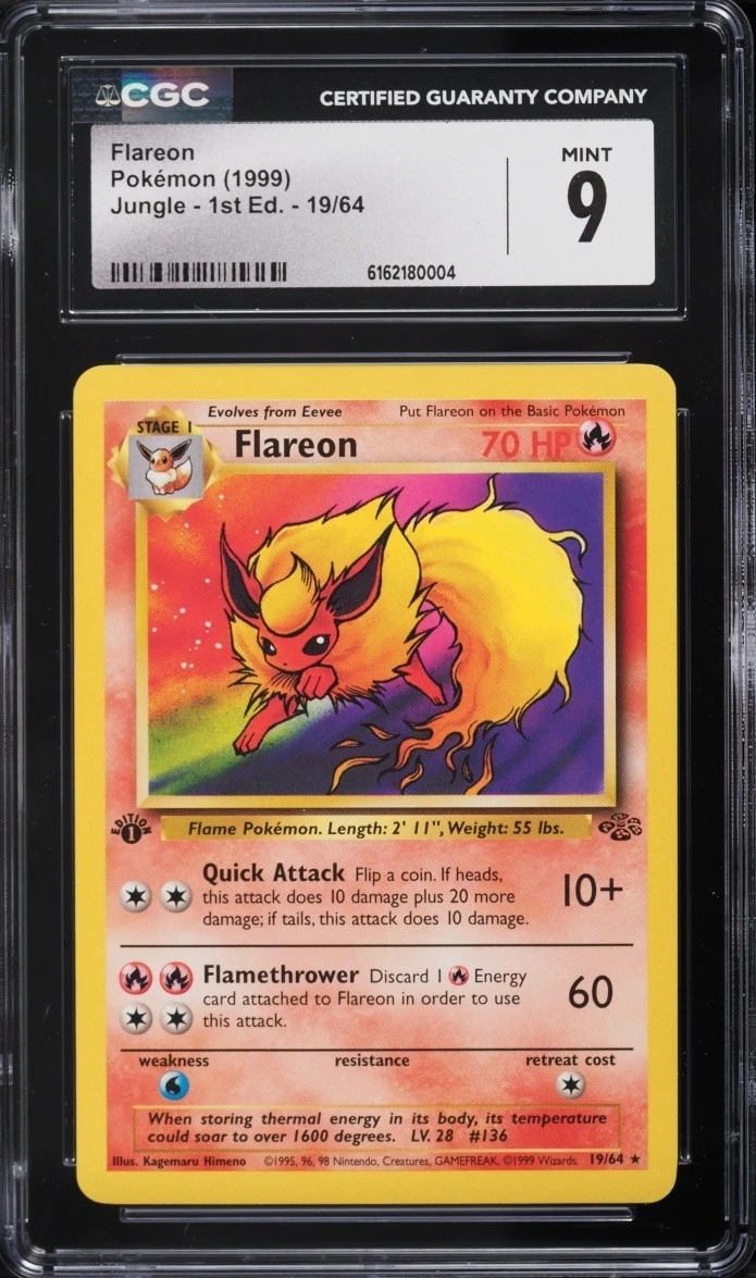 Pokémon TCG Jungle Rare 1st Edition Individual Trading Card Games