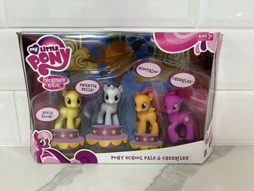 My Little Pony School Pals CheeriLee Apple Bloom Sweetie Belle Scootaloo Toy Set