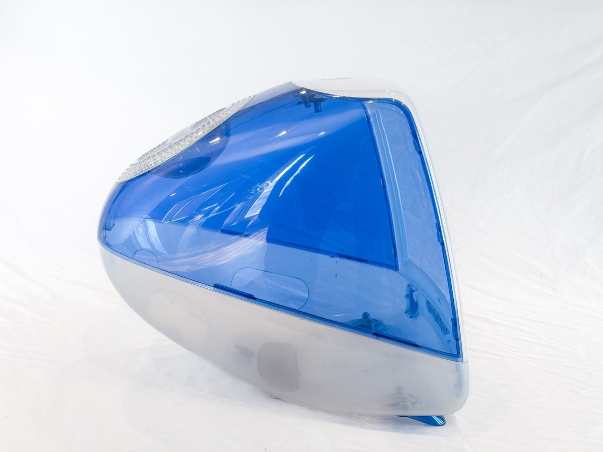 Apple iMac G3 Shell Case Indigo M5521 - POLISHED! Excellent