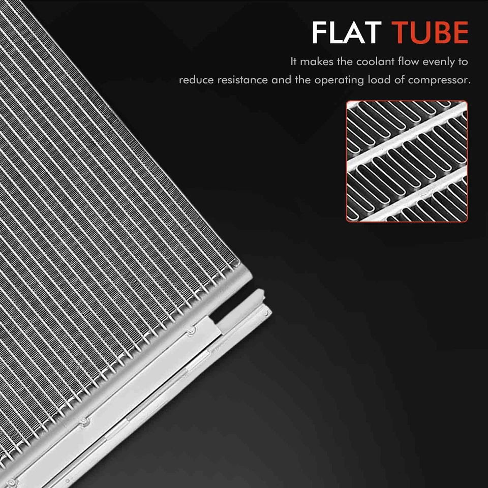 Condensador de aire acondicionado con soporte para Chevrolet G10 G20 G30 GMC G1500 G2500 G3500 P3500 Foto 3 de 4