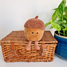 Jellycat Amuseable Acorn - Jellycat Autumn Soft Toy - Acorn Small Jellycat 5”