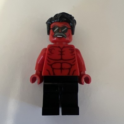 LEGO - Super Heroes: Avengers: Red Hulk - Minifigure / Mini Fig Excellent cond.