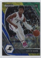 2021 Panini Prizm Draft Picks Choice Blue Yellow & Green David Duke Jr #44 fm0